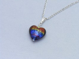 Rainbow Heart Necklace